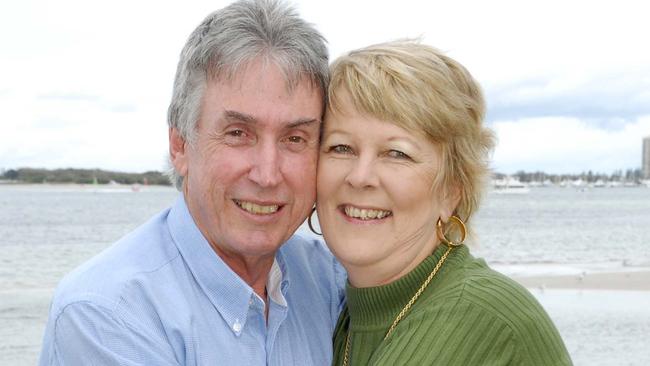 Phil Gray with his wife Astra in 2006