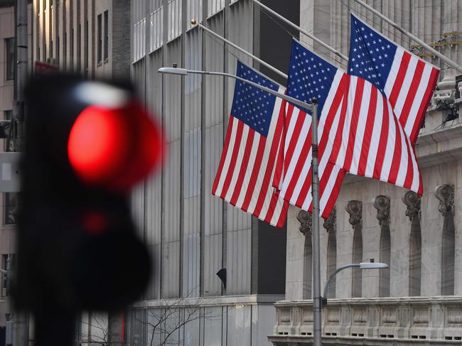 New York Stock Exchange (NYSE) at Wall Street on January 12, 2021 in New York City. (Photo by Angela Weiss / AFP)