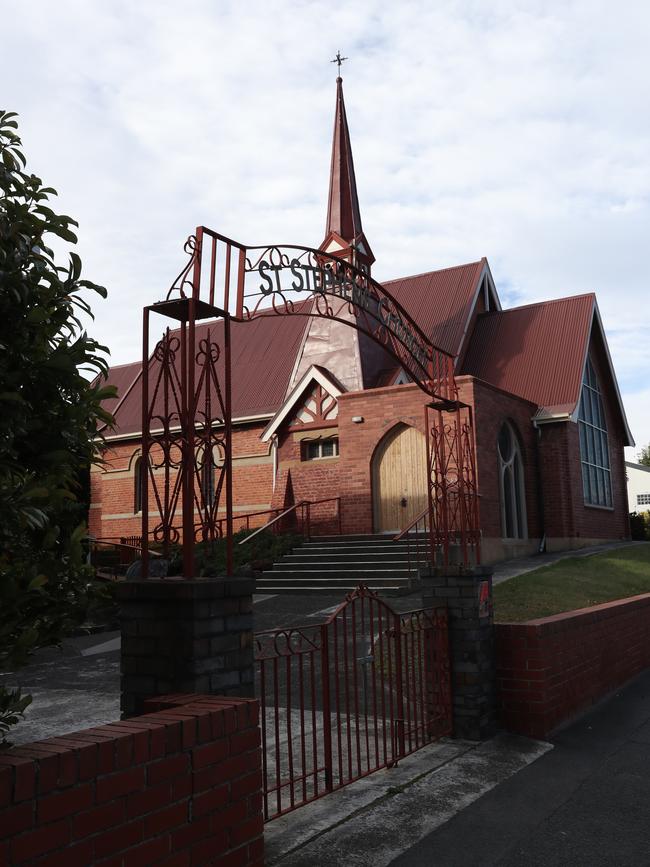 St. Stephens on Sandy Bay Road is one of the Anglican Church's properties to be considered for sale as part of the Church’s proposal for funding Redress. Picture: LUKE BOWDEN