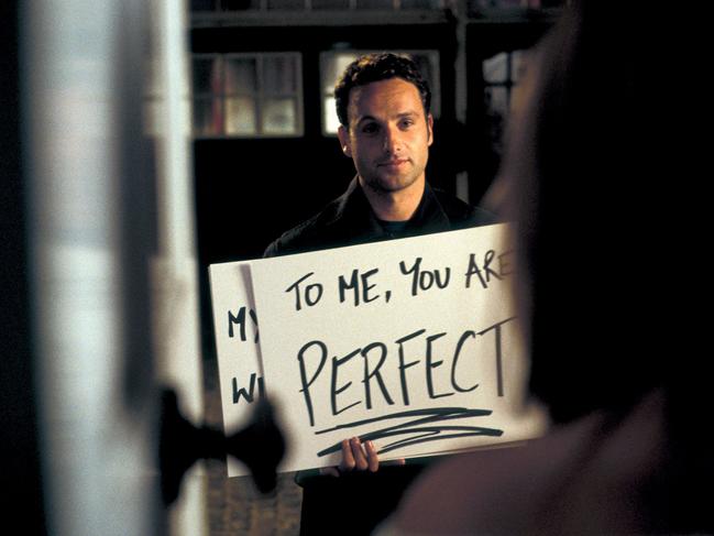 The famous Andrew Lincoln scene from Love Actually. Picture: Alamy