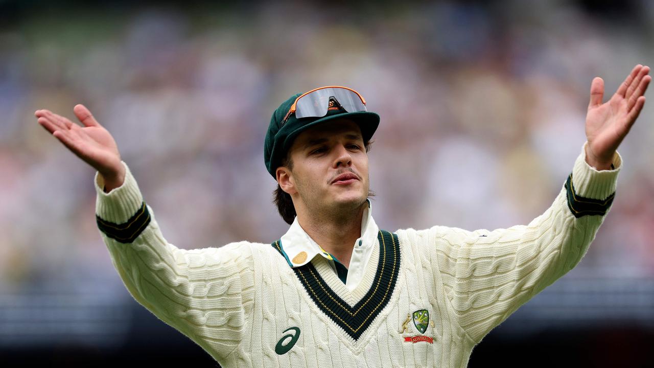 Sam Konstas has made some serious waves across the cricket world since ramping the world’s best bowler Jasprit Bumrah on his Test debut. (Photo by Martin KEEP / AFP)