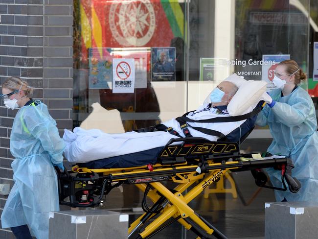 An outbreak at Epping Gardens Aged Care facility was one of the worst in Victoria, where more than 200 cases were recorded. Picture: Andrew Henshaw/NCA NewsWire