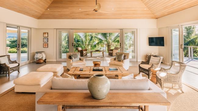 Astrolabe residence at Kokomo Private Island in Fiji.