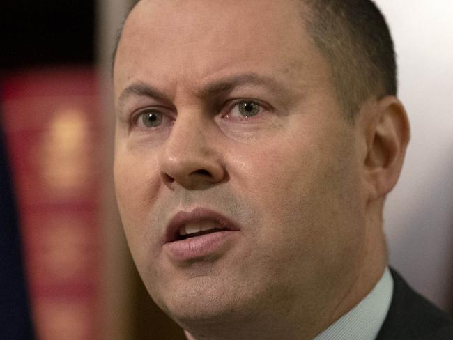 MELBOURNE, AUSTRALIA - NewsWire Photos JULY 03, 2020:  Treasurer Josh Frydenberg speaking at a press conference in Melbourne.   Picture: NCA NewsWire / David Geraghty