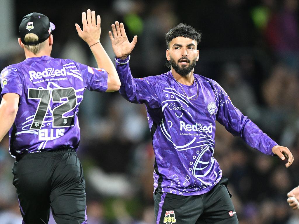 Nikhil Chaudhary has shone with bat and ball for the Hurricanes. Picture: Steve Bell/Getty Images