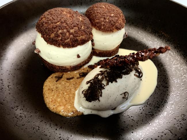 Nutty Black Truffle dessert at 117 dining. Picture: Jenifer Jagielski