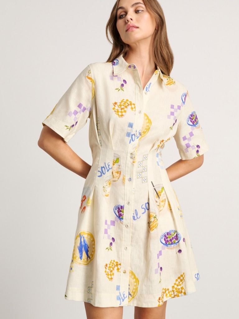 JAG Sunshine Linen Dress. Picture: THE ICONIC.