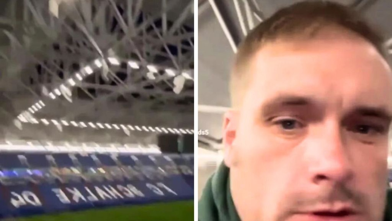 England fan goes viral after waking up at 4am in stadium hours after conclusion of match