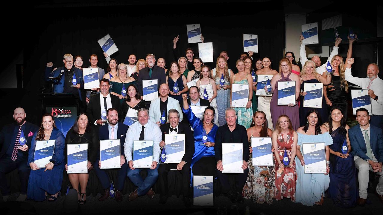 Winners of the Fraser Coast Business &amp; Tourism Awards in Maryborough. Picture: Patrick Woods.