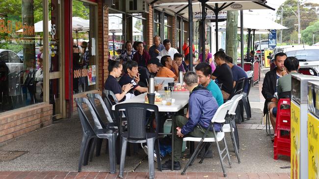 Police have linked BDK members to a violent brawl on a popular cafe strip, Alfrieda St, St Albans. Picture: Nicki Connolly