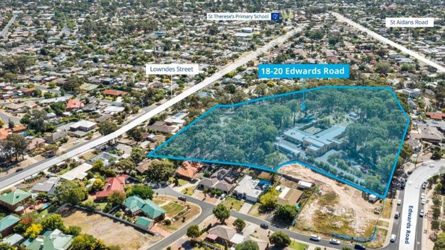 The former Poor Clares Monastery property has a total land area of 3.05 hectares, zoned residential. Picture: Supplied by Colliers International Bendigo