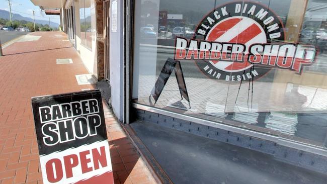 Troy Upward's Black Diamond Barber Shop at Woonona. Picture: Google Maps