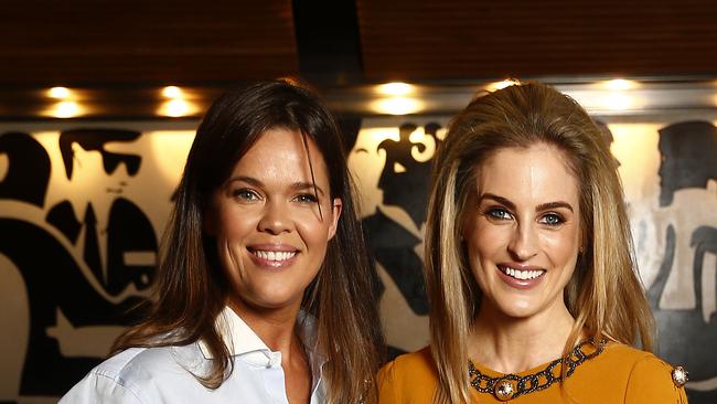 Georgie Curran (left), with Harriet Waugh, has swapped Sydney for the Southern Highlands. Picture: John Appleyard