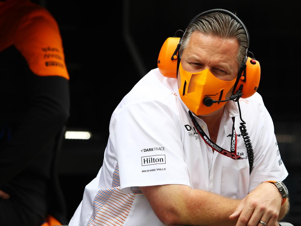 McLaren CEO Zak Brown has tested positive to Covid-10 on the eve of the British Grand Prix. (Photo by Mark Thompson/Getty Images)