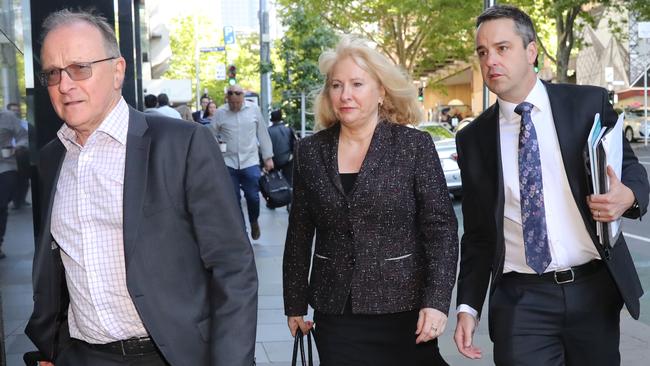 Former Liberal MP-turned-political lobbyist Lorraine Wreford at the hearing. Picture: Alex Coppel.