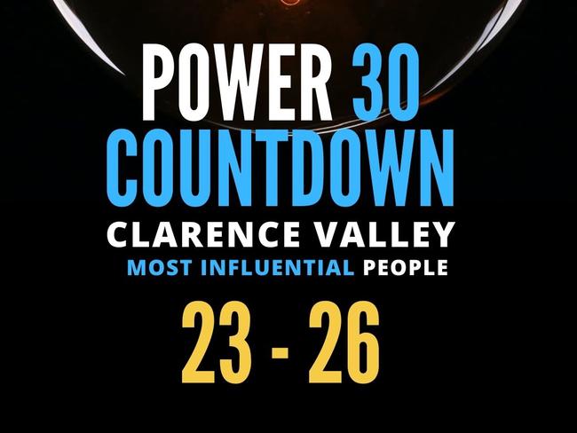 The Daily Examiner reveals No.23 to No.26 in the Power 30 countdown of the Most Influential People in the Clarence Valley in 2020.