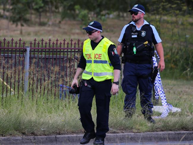 SYDNEY, AUSTRALIA : NewsWire Photos - DECEMBER 30 2024; Police are at the scene where a young boy has died after being hit by a car in Sydney's west this afternoon. About 12.05pm today (Monday 30 December 2024), emergency services were called to Glossop Street, North St Marys, following reports a pedestrian had been hit by a car. An investigation is underway. Picture: NewsWire / Gaye Gerard