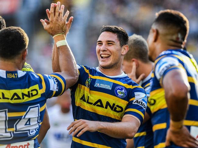 Mitchell Moses is unlikely to be celebrating against his old team. Picture: AAP