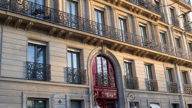 The grand facade of La Reserve Hotel and Spa.