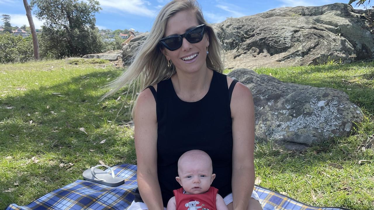 Megan doesn't think women should have to sacrifice time with their babies because they are worried about their financial future. Picture: Supplied