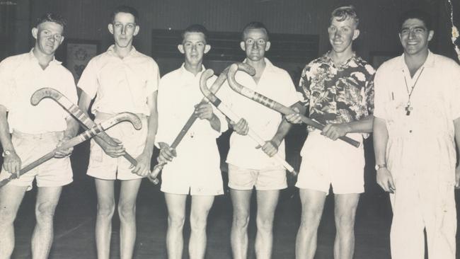 Mr Lathouras (left) loved being a part of the skate club.