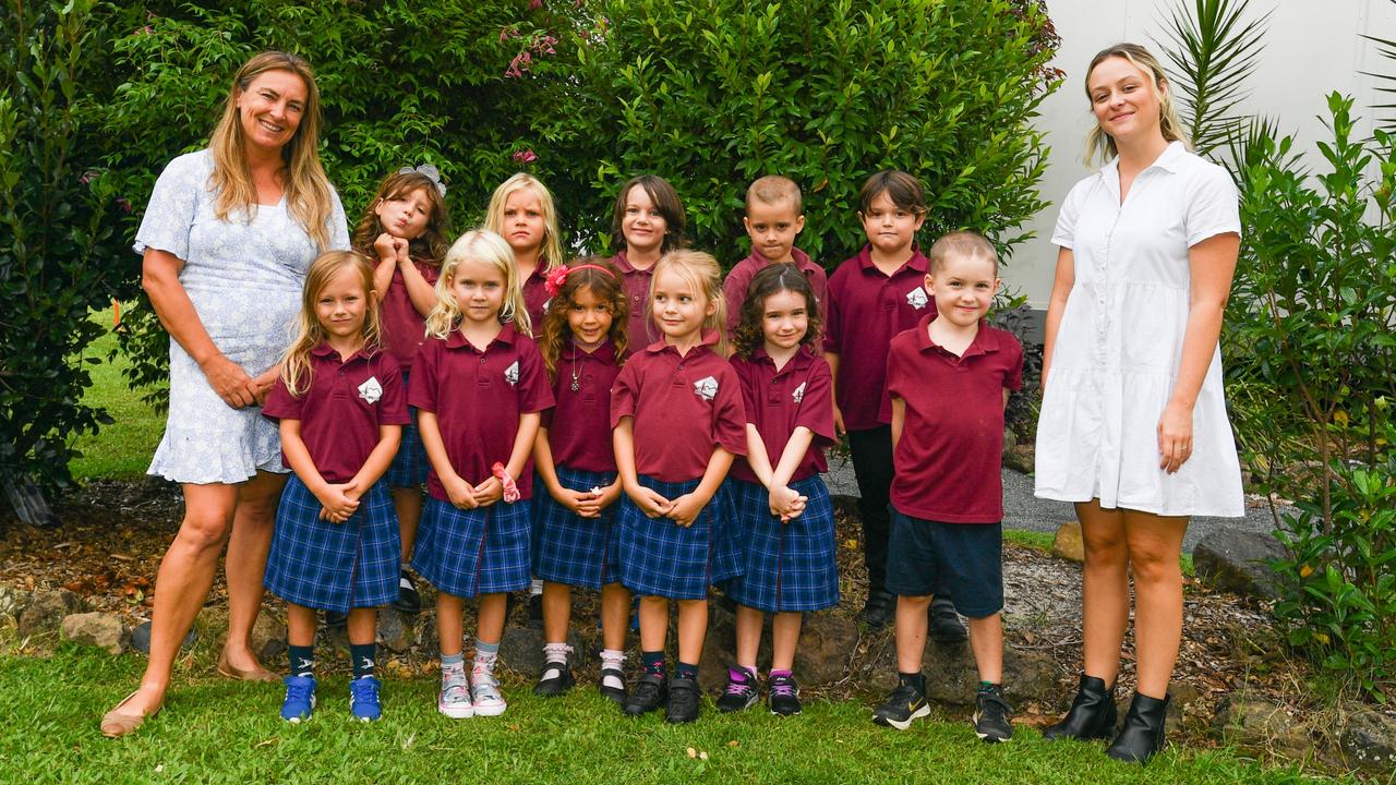 Gene Antonio, Zarina Belaazziz, Julian Brinkman-Dorney, Clarence Buchannan, Sage Budini-Drake, Chase Liddle, Koa Lynn, Millie Medeiros, Summer Niemegeers, Elva Passmore, Pixie Phoenix-Coy, with teachers Rhianon Glasson and Kelsey Wilson.