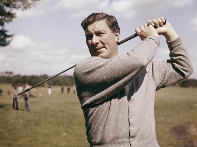 Peter Thompson practises his swing at The Walton Heath Golf Club IN THE uk IN 1965. Picture: Getty Images)