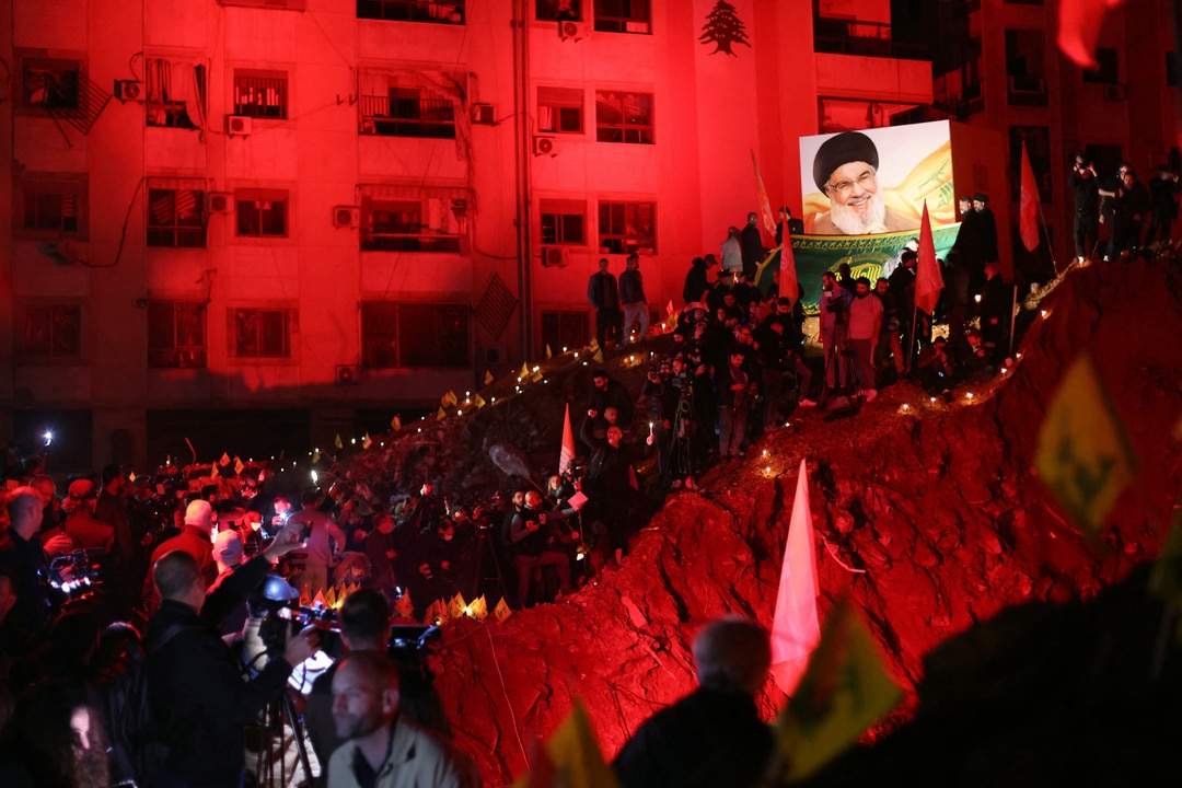 Thousands mourn ex-Hezbollah leader Hassan Nasrallah in Beirut