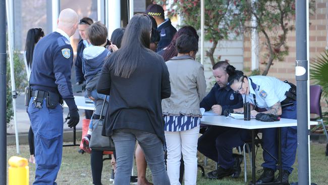 Visitors are searched before prison visit. Picture: Tim Hunter.