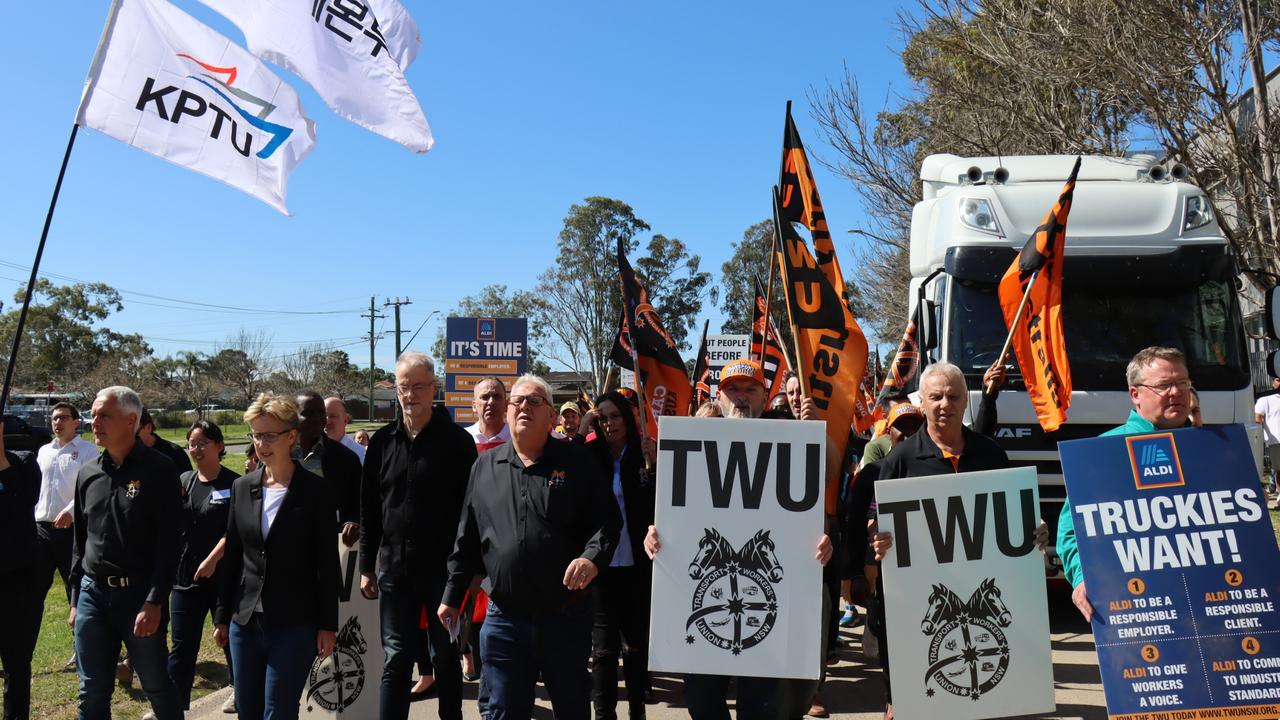 The workers have demanded better workplace safety. Picture: NewsWire Handout