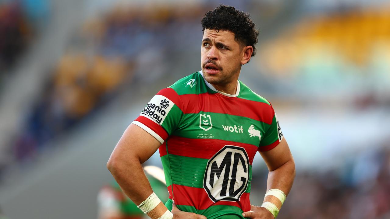 Jacob Gagai has made the most of his opportunity in the NRL after waiting years to make his debut. Picture: Chris Hyde/Getty Images