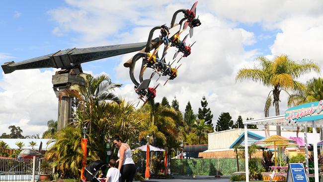 Visitors will need to maintain physical distancing from other guests, and additional handwashing and hand sanitiser stations have been installed throughout the park. (Photo by Quinn Rooney/Getty Images)