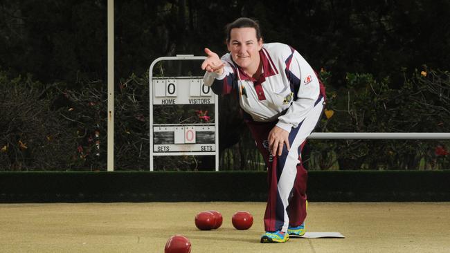 Tania Messervy at Toowong Bowls Club.