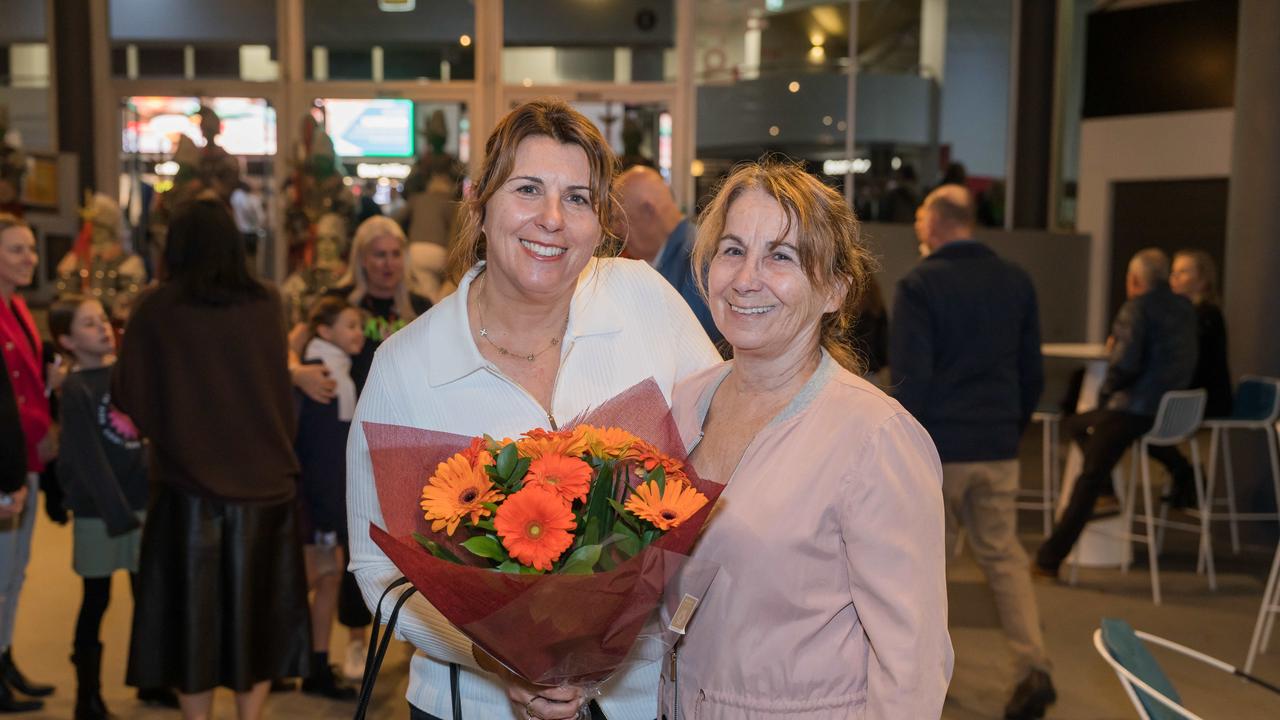 Lynda Galway and Yvonne Koschel at the Aquinas College Wizard of Oz Musical at HOTA. Picture Steven Grevis (The Pulse with Portia Large).