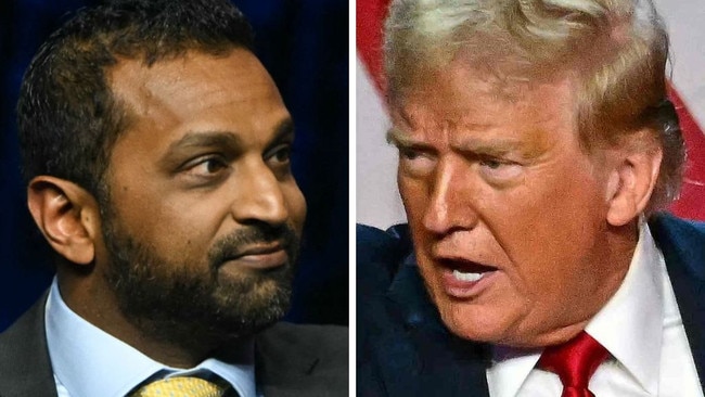 Kash Patel and his benefactor, Donald Trump.