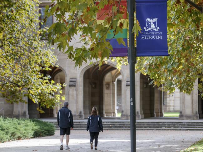 The university has renamed buildings and removed artworks that bowed to historical leaders whose research, attitudes and beliefs fostered the notion of white superiority. Picture: David Geraghty