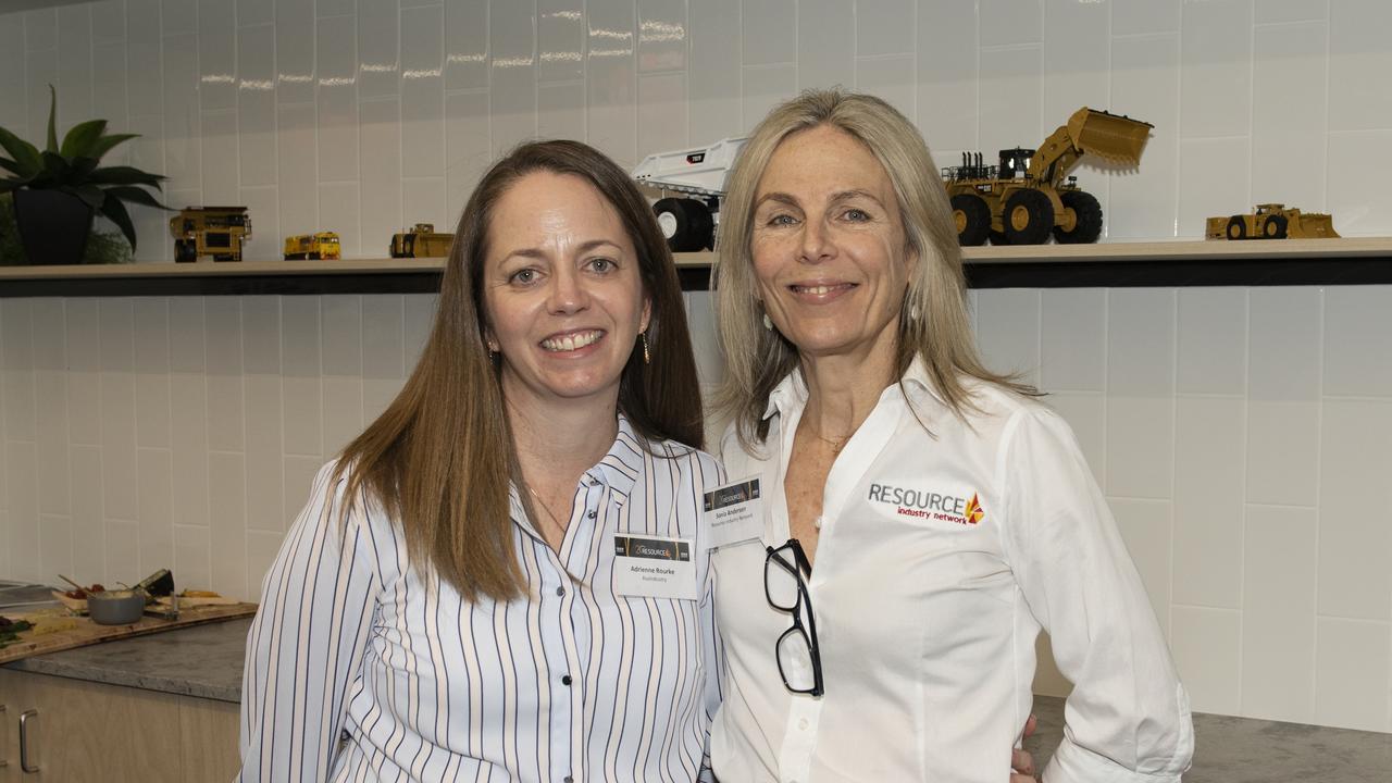 Adrienne Rourke and Sonia Andersen at the Resource Industry Network's 20th Anniversary Celebration. Picture: Michaela Harlow