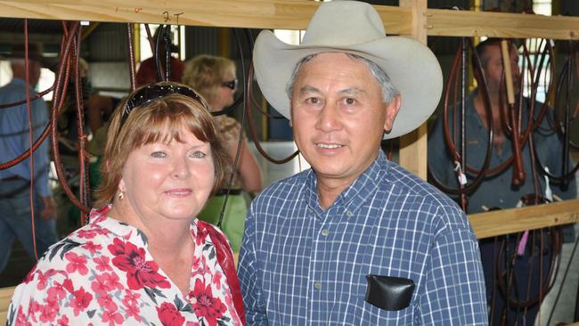 Darryl Joekong with his wife June. Photo: Gerard Walsh / Warwick Daily News