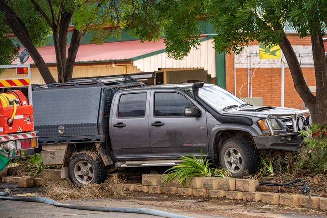 Huge storms late Sunday caused a massive flash flood in the middle of the night in Eugowra, with houses washed off their foundations, and cars and other items strewn though the town. Picture: Chris Watson/Farmpix Photography
