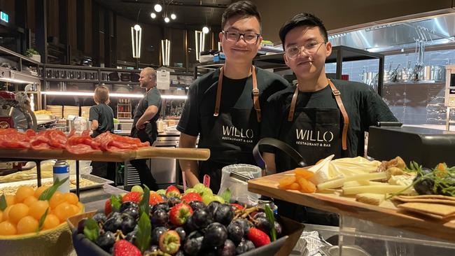 Andy Tran and Oliver Nguyen serve up a feast.