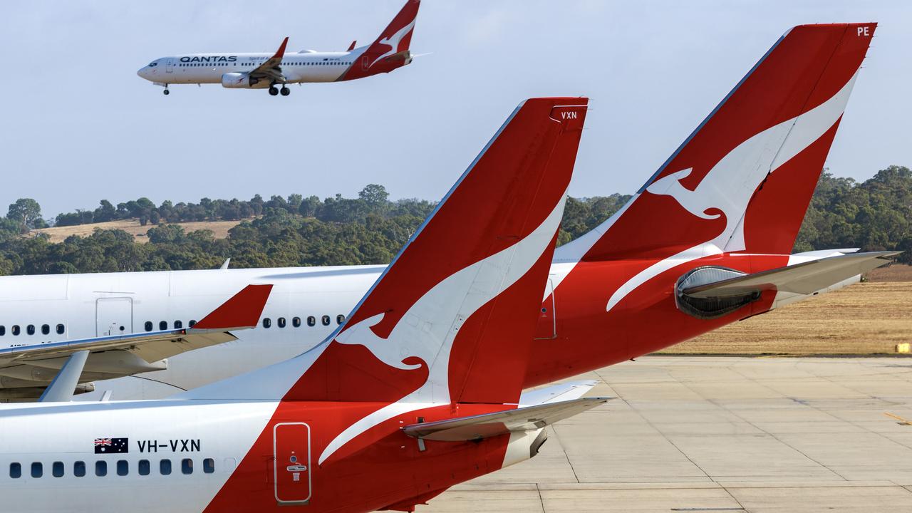 Mr Lewis said Qantas would only refund their Frequent Flyer Points, and they even forgot to do that. Picture: David Geraghty/NCA NewsWire