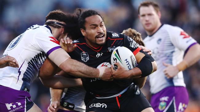 Bunty Afoa is the latest young gun off the Warriors forwards production line. Picture: Getty