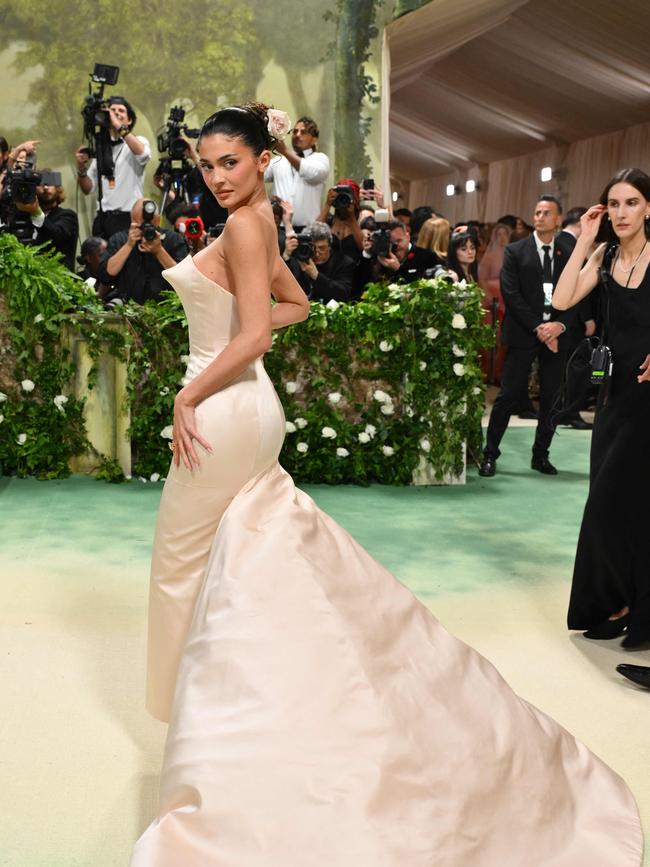 Kylie Jenner has lost followers since the Met Gala. Photo by Angela Weiss / AFP