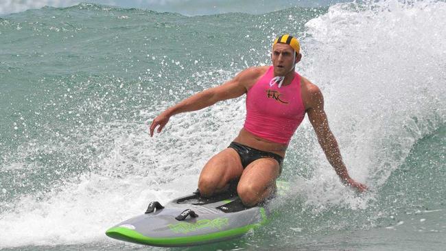 Scott McCartney secured a silver for Cudgen Headland SLSC at NSW State Surf Life Saving Championships. Picture: Stephen Chu