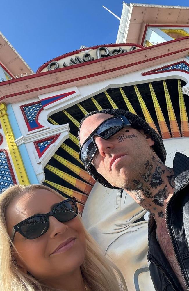 Turns out, she went on an outing with Travis Barker lookalike Hugh van Cuylenburg.