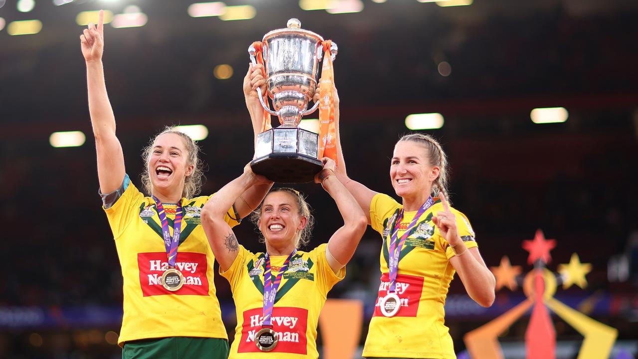 Sam Bremner has won everything in the women’s game, but a maiden NRLW title would be her greatest achievement. Picture: Naomi Baker/Getty Images