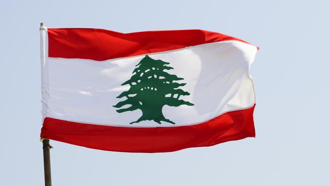 The Lebanese flag. Picture: Supplied