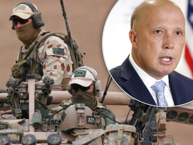 peter dutton has plans for aussie troops