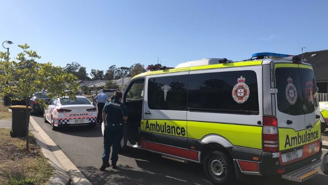 A 48-year-old man has died after being shot in the leg, while a second man is being treated for head injuries after a home invasion at Gleneagle, near Beaudesert. Picture: 7 News Queensland