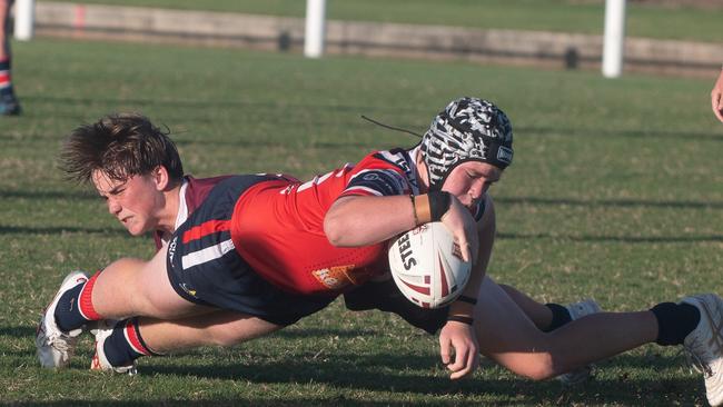 Sangwani Chinula at Cowboys Challenge between Mackay High and St Patricks College 10 August 2023 Picture: Michaela Harlow